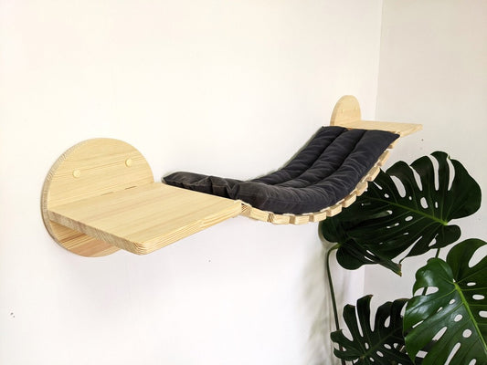 Cat Bridge from Pine Wood, Cat wall shelves, Cat furniture, Cat bridge for wall
